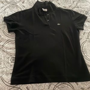 Almost new woman’s Lacoste black polo size 44 like new !!!